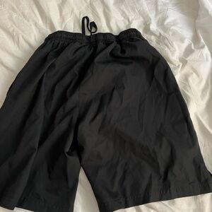 Black gym shorts